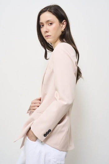 Giacca donna monopetto rosa - 3