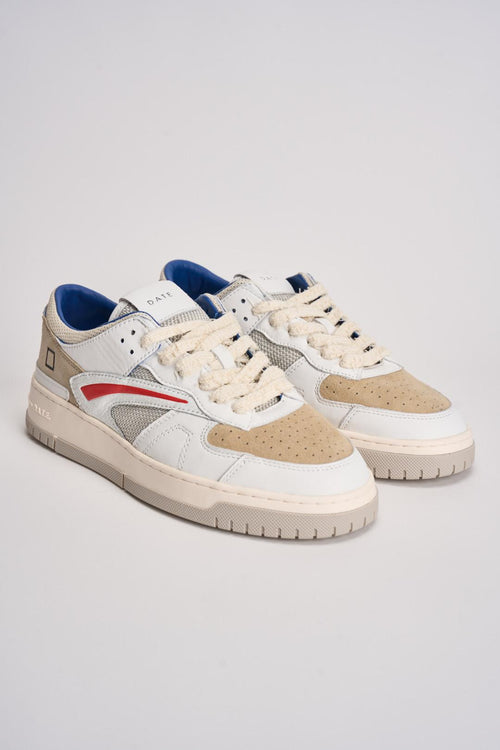 Sneakers uomo Torneo bianca e blu - 2