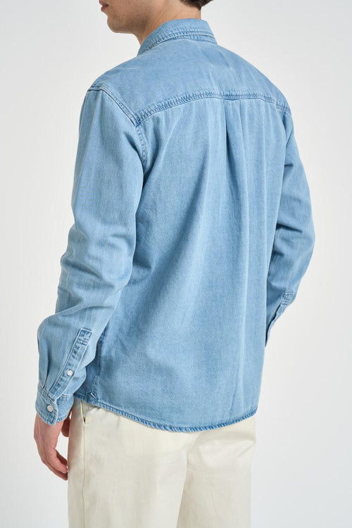 Camicia uomo in denim chiaro - 2