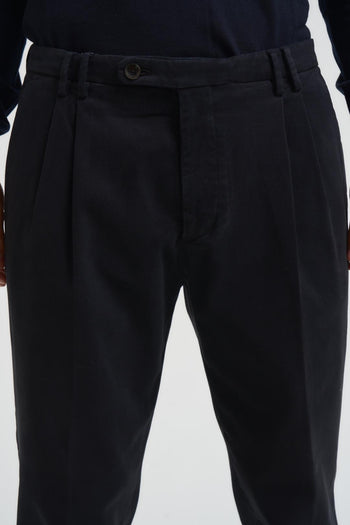 Pantalone uomo dritto blu scuro - 4