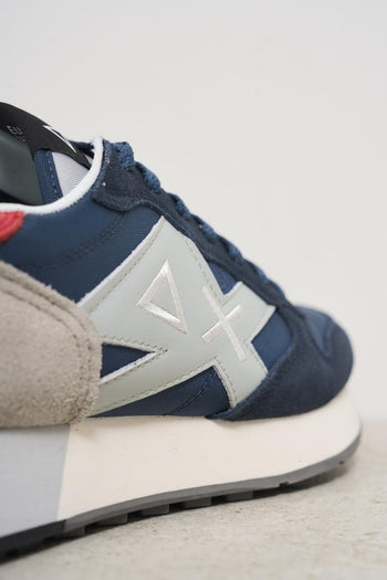 Men's blue and grey sneakers - 7