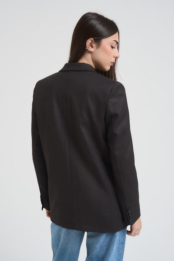 Giacca donna doppiopetto antracite - 3