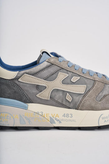 Sneakers uomo Mick grigia - 5