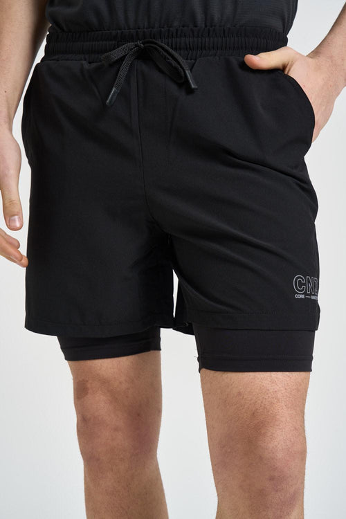 Bermuda uomo sportivo nero
