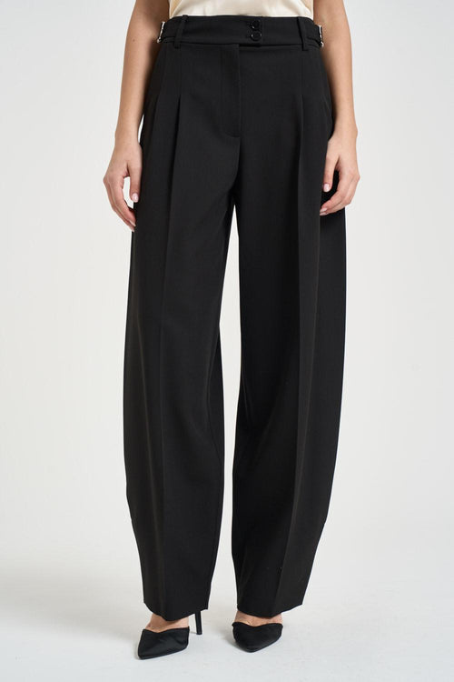 Pantalone donna a palazzo nero