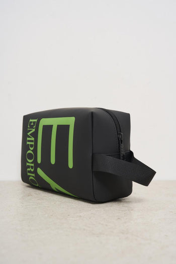 Black and green men's clutch bag - 3