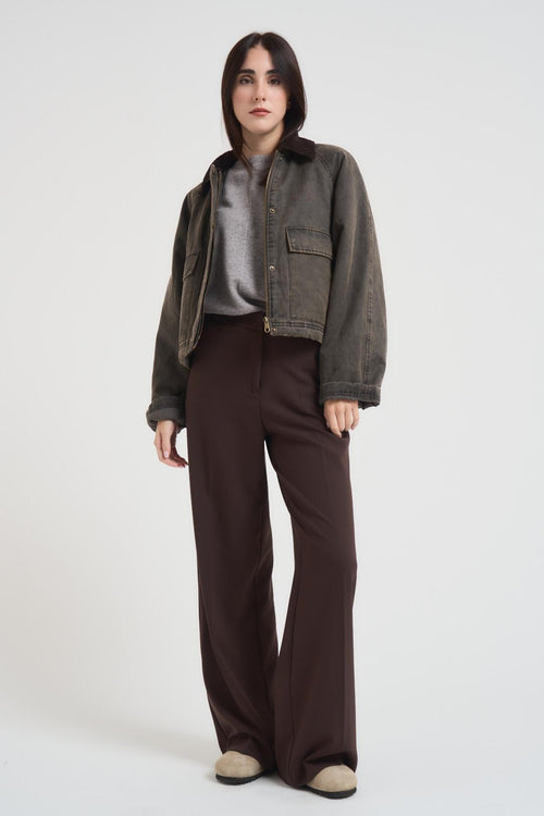 Giuabbotto in denim scuro donna