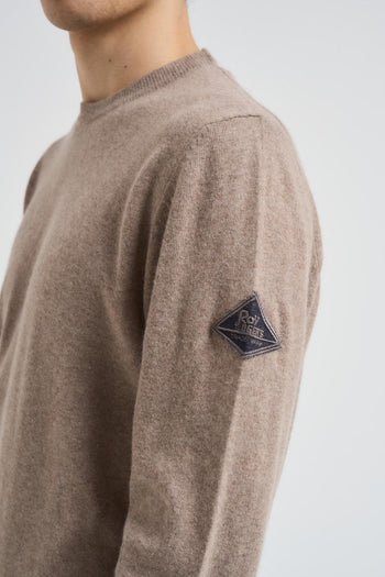 Maglia uomo girocollo tortora - 3