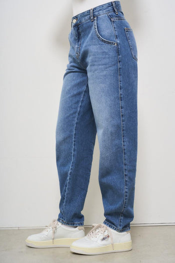 Jeans donna in denim medio - 3