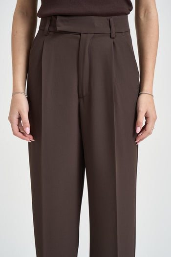Pantalone donna dritto moro - 4