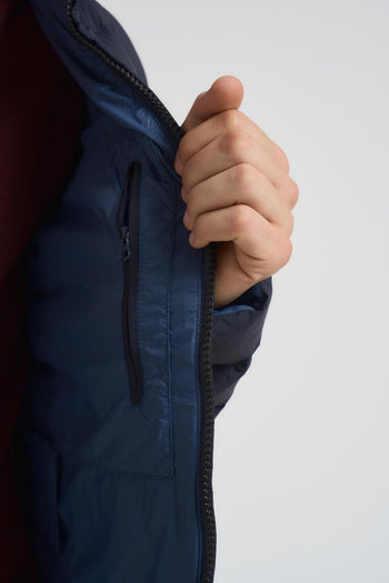 Piumino uomo trapuntato blu - 7