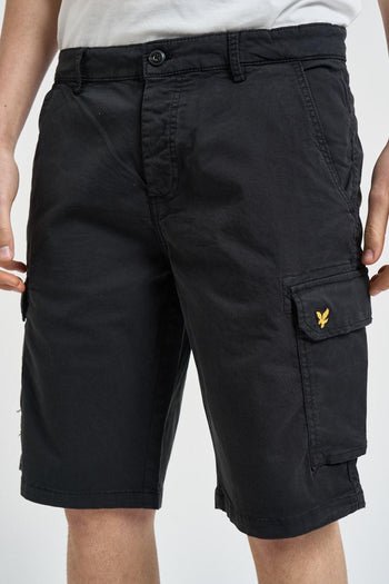 Bermuda cargo uomo nero - 3