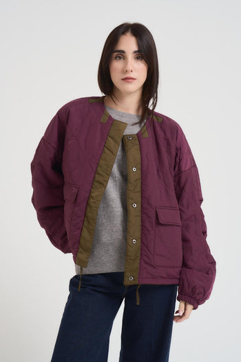 Giacca donna Kate Rev verde-viola - 7