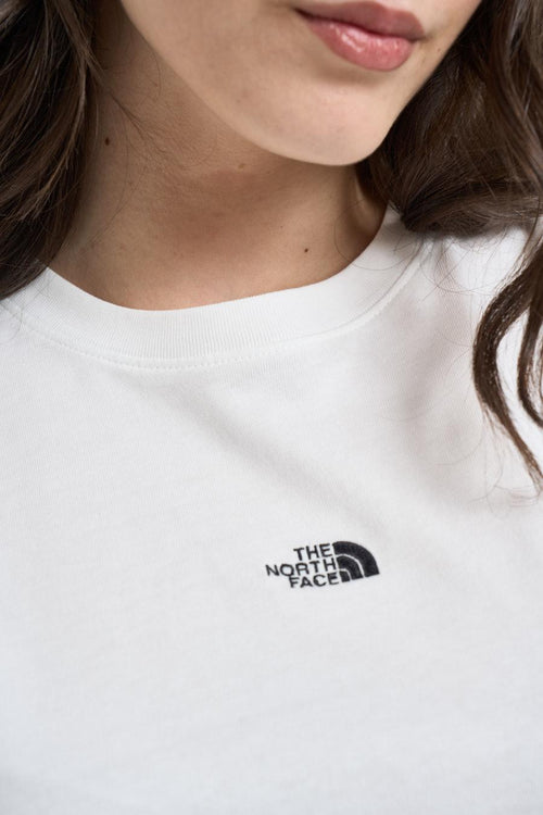 T-shirt donna cropped bianca - 2