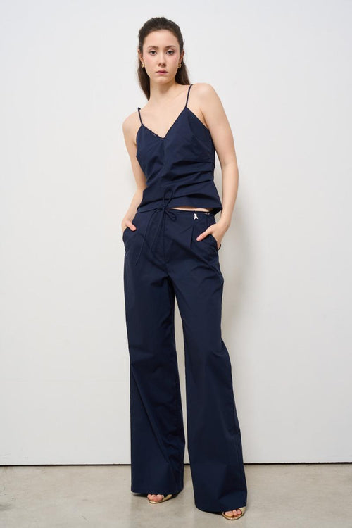 Top donna blu notte