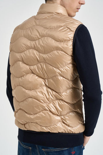 Giubbotto uomo smanicato beige - 3