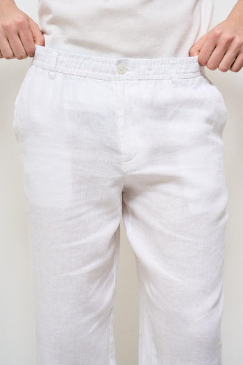 Pantalone uomo regular bianco - 6
