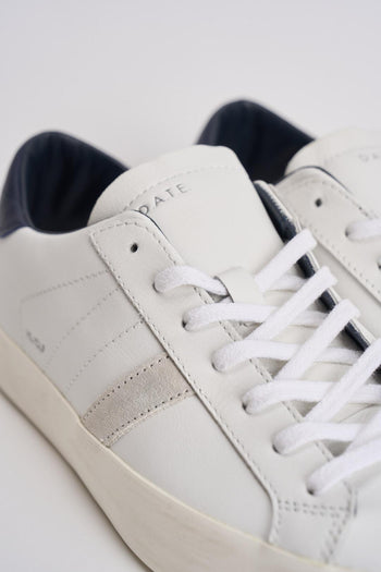Sneakers uomo Hill low calf bianco e blu - 6