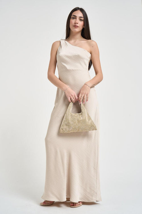 Abito donna lungo ecru