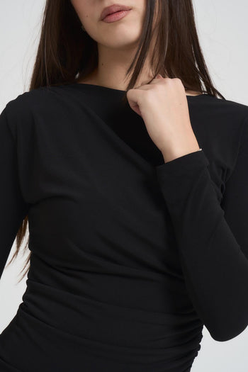 Abito donna mini nero - 3