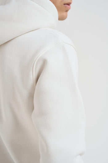 Felpa uomo con cappuccio bianca - 6