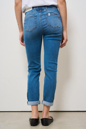 Jeans donna skinny in denim medio - 4