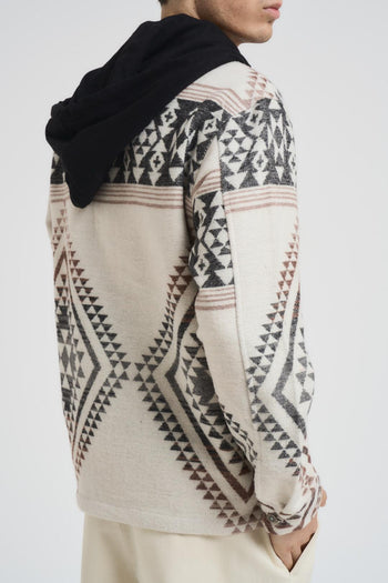 Giubbotto uomo a camicia multicolor - 3