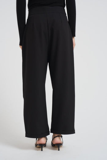 Pantalone donna balloon nero - 4
