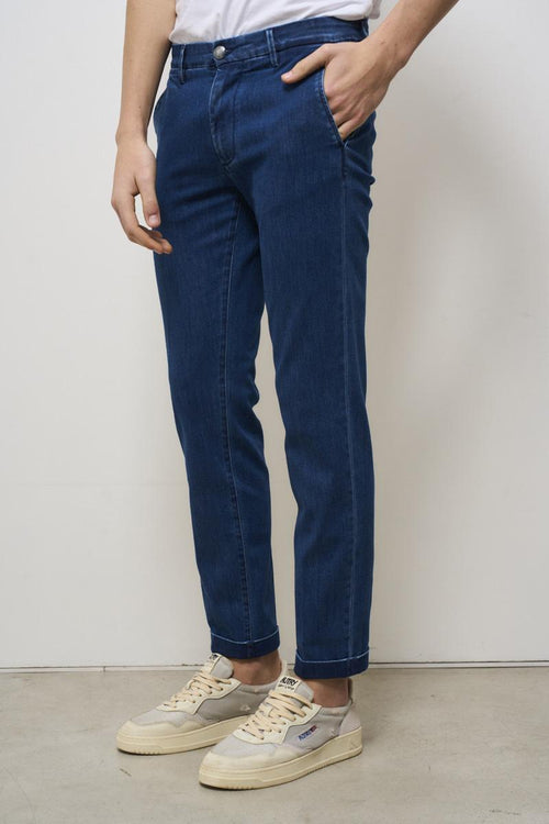 Skinny women's jeans in dark denim - 2