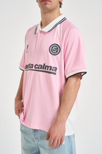 Polo uomo sportiva Football rosa - 3