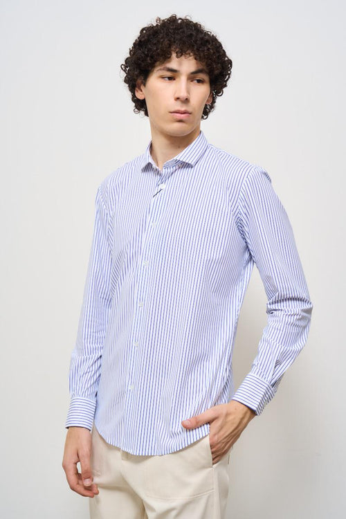 Camicia uomo celeste