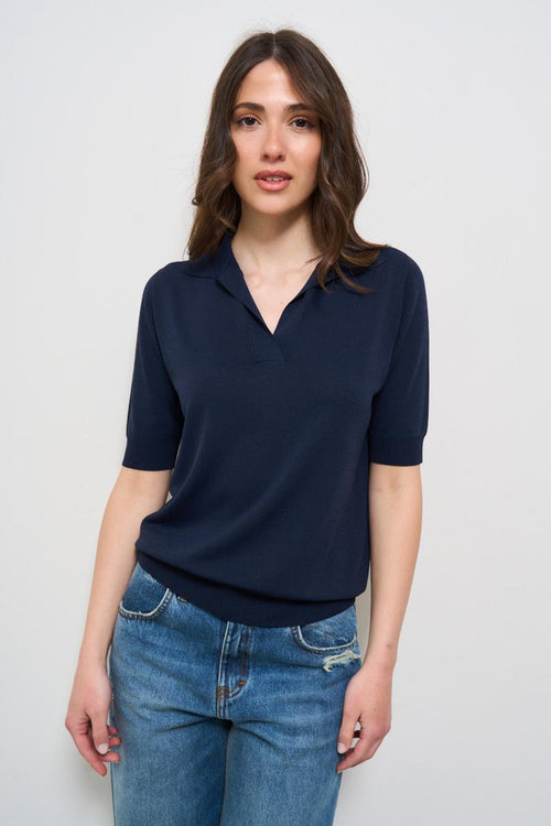 Polo donna blu - 1