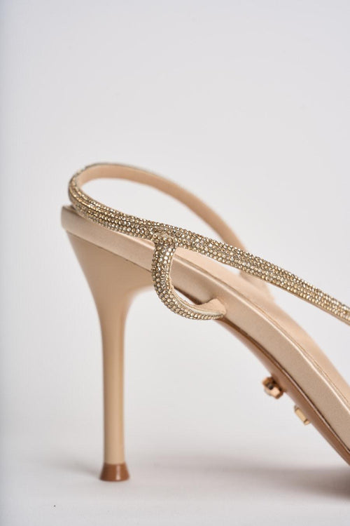 Sandalo donna Flamenco oro - 2