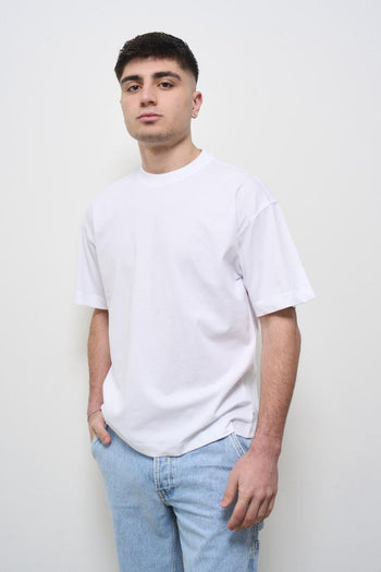 T-shirt uomo girocollo bianca - 3