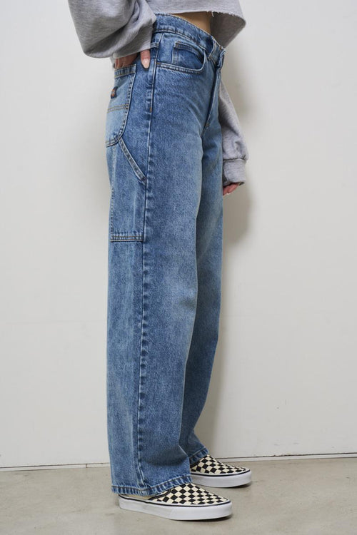 Regular medium denim women's jeans - 2