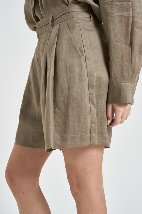 Bermuda donna verde oliva - 2