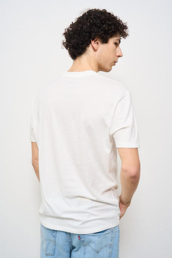 T-shirt uomo girocollo bianca - 4