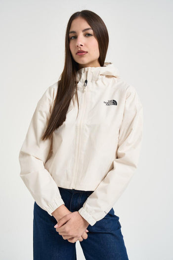 Giubbotto donna cropped bianco - 3