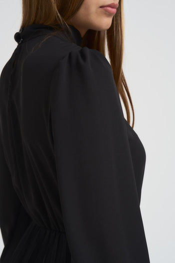 Abito donna corto nero - 7