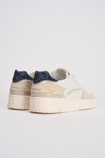 Sneakers donna Torneo beige e nere - 5