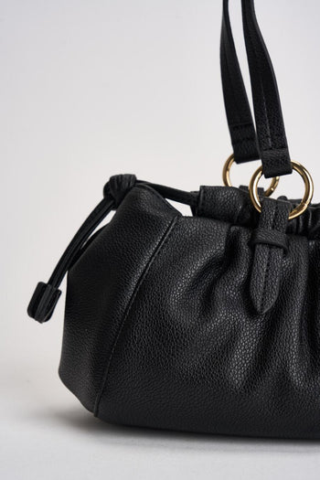 Borsa donna con coulisse nera - 3