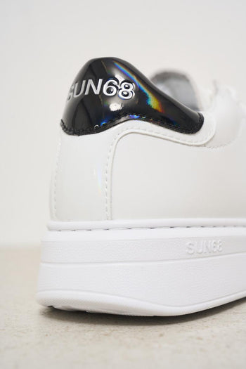 Sneakers donna bianca e nera - 8