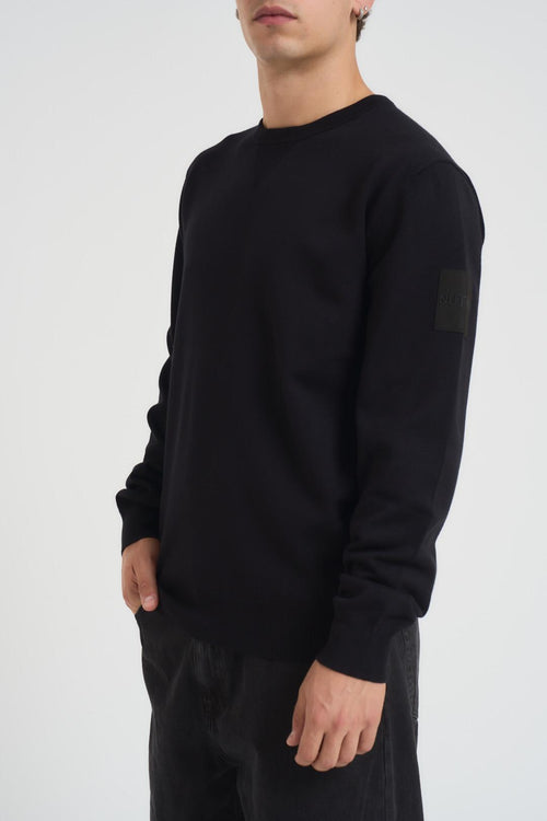 Maglia uomo girocollo nera