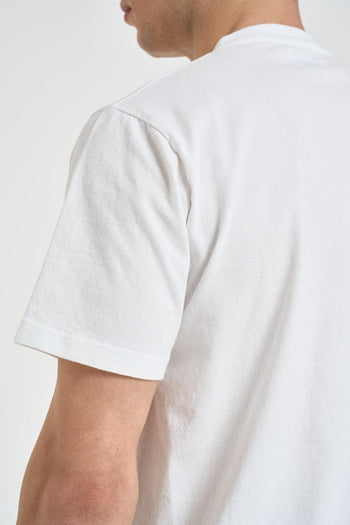 T-shirt uomo girocollo bianca - 4
