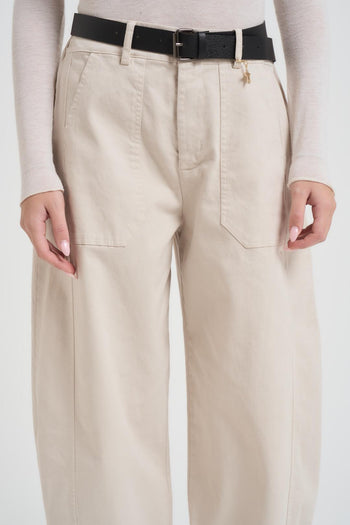 Jeans donna regular panna - 5