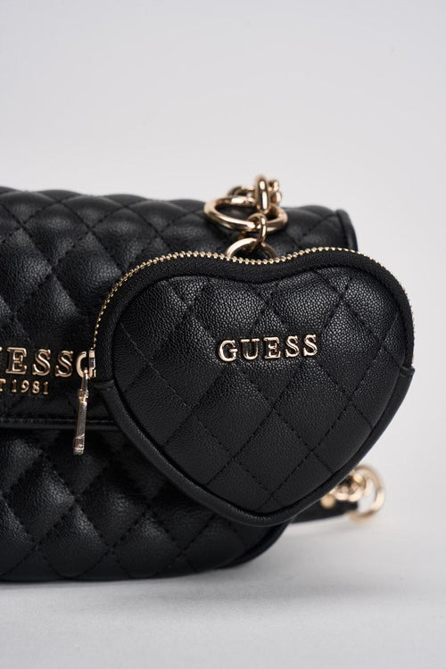 Borsa donna a tracolla verde acqua matelassé - 2