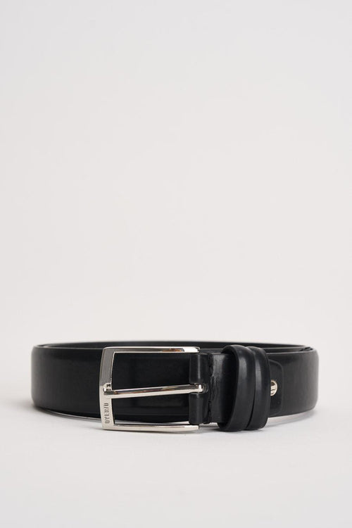 Cintura uomo nera in pelle
