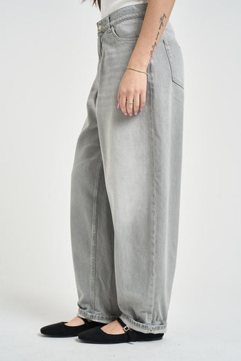 Jeans donna Laila in denim grigio - 3
