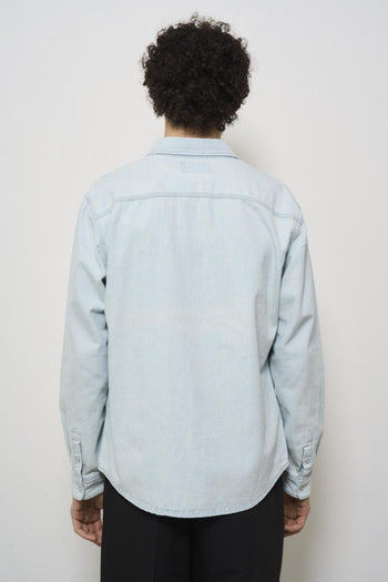Camicia uomo in denim chiaro - 4