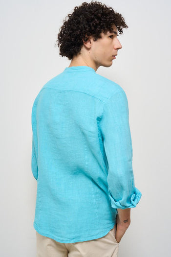 Camicia uomo celeste - 4